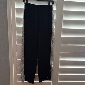 Nike Women's Black and White Joggers